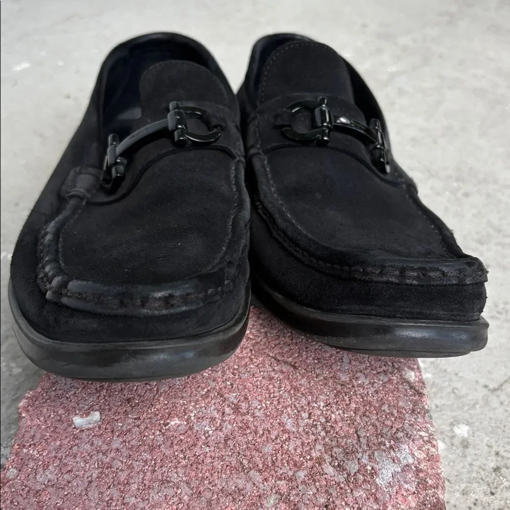 Ferragamo suede loafers